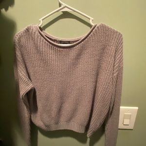 Gray sweater